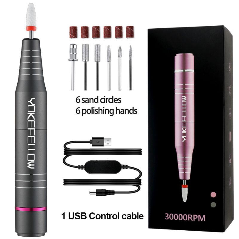 35000/30000RPM Electric Nail Drill Machine For Manicure Milling Cutter Set For Gel Polishing Nail Drill Pen Salon Nail Equipment_voghion.com