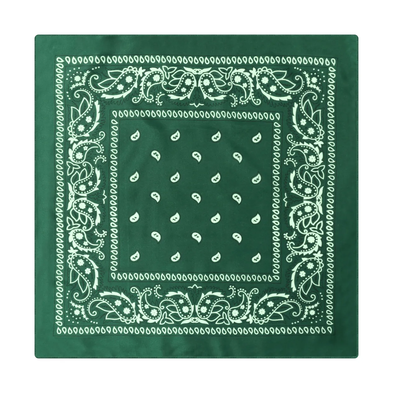 polyester paisley cashew flower square scarf hip hop outdoor cycling spot wholesale bandana headscarf_voghion.com