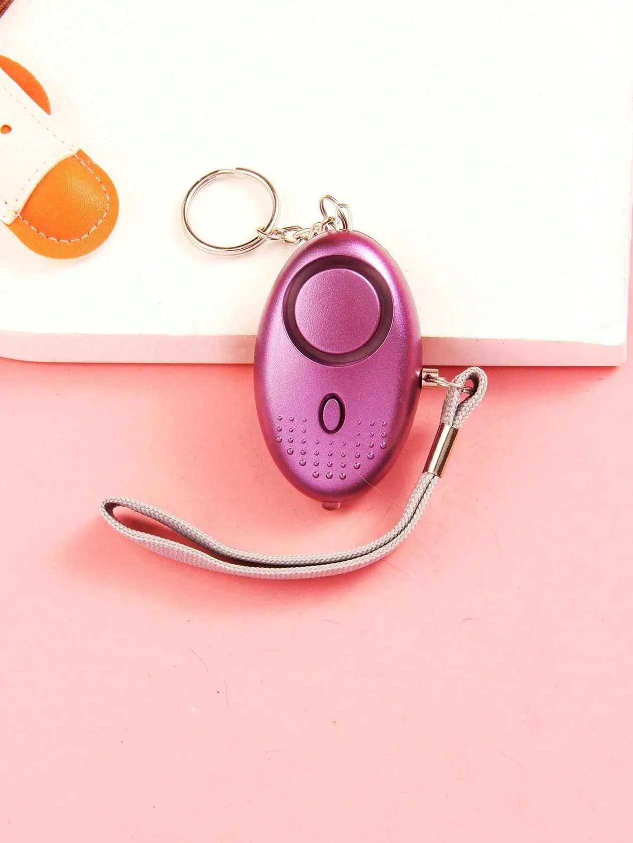 1 Pc Women's Self-Defense Safety Keychain Set, Including Alarm, Convenient Outdoor Keychain, Holiday Gift_voghion.com