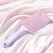 1Pcs Elastic Massage Comb Hollow Out Hair Brush Scalp Massage Combs Hair Styling Detangler Fast Blow Drying Detangling Tool_voghion.com