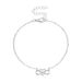 Fashion Infinite Large 8 Symbol Herz Exquisite Fußkettchen Einfache Persönlichkeit Intarsien Diamant Strand Fuß Schmuck Für Frauen_voghion.com