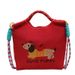 Embroidered Cute Dachshund Dog Bucket For Women 2025 Summer New Phone Commuter Shoulder Crossbody Bag_voghion.com