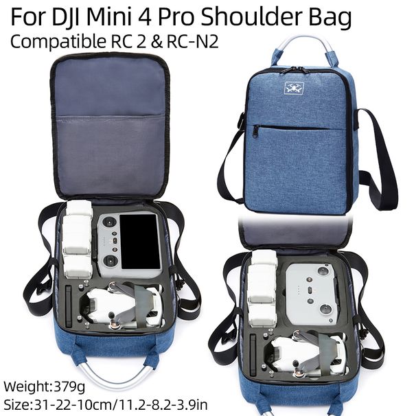 1 PC Storage Bag Travel Carrying Portable Box Shoulder Case For DJI Mini 4 Pro Drone Accessories_voghion.com