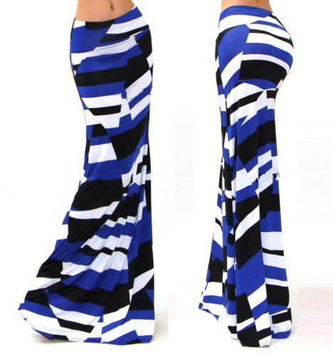Gonna a tubino elasticizzata a vita alta da donna, abito lungo aderente con stampa floreale, comoda gonna midi slim fit in poliestere e spandex per donna_voghion.com