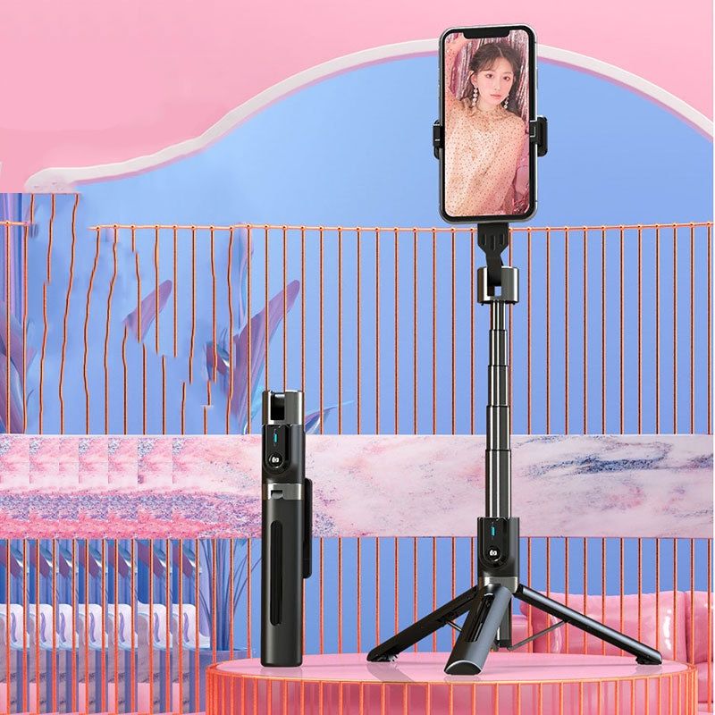 Stick selfie cu telecomandă Bluetooth pentru trepied telefon mobil, specificații: P96_voghion.com
