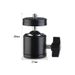 Soporte giratorio de 360 grados con cabezal esférico, adaptador universal, base para trípode de cámara, accesorios, abrazadera de tornillo de 1/4"_voghion.com