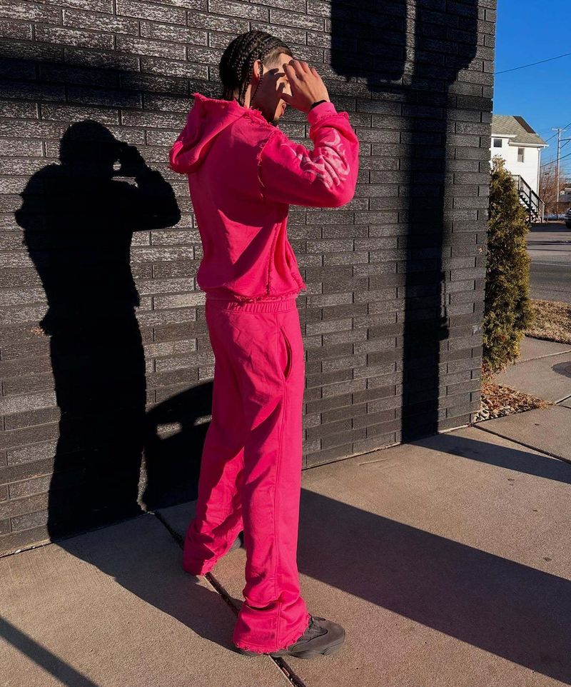 Herrenbekleidung Frühling und Herbst Neue High Street Retro Design Sense Männer und Frauen gleiche Strickjacke Pullover Jacke Hose_voghion.com