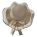 Beach Hat Sunscreen Gauze Hat Women's Summer Straw Hat Bow Big Brim Sun Hat Seaside Sun Hat_voghion.com