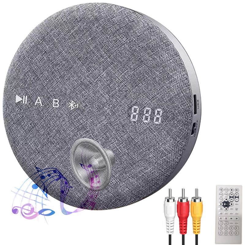 Tragbarer DVD/CD-Player unterstützt Bluetooth und U-Disk-Wiedergabe, geeignet für Lernen und Unterhaltung, grenzüberschreitender CD-Player_voghion.com