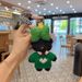 Creative Bowknot Headphone Loop Bear Car Keychain Cartoon Sweater Plush Doll Cute Bag Decoration Pendant_voghion.com