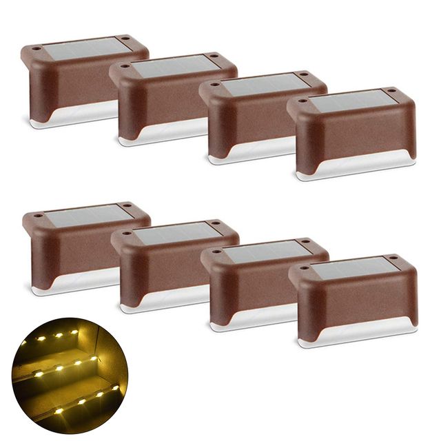 Solarna LED svjetiljka Vanjska vrtna solarna svjetla Vodootporna solarna vrtna svjetiljka Ukras za vrtne stepenice Ograda_voghion.com