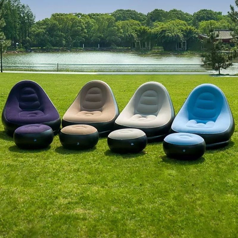Canapea gonflabilă pentru exterior, fotoliu portabil pentru camping, celebritate de pe internet, împodobire groasă, canapea leneșă, dormitor, casă, timp liber,_voghion.com