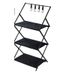 Estante de picnic portátil plegable de aleación de aluminio multicapa para acampar al aire libre_voghion.com