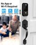 Smart with Keypad, Fingerprint Lock, Biometric Keyless Entry Door Auto Digital Electronic Lock for home_voghion.com