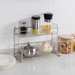 Kitchen Double-Layer Spice Organizer Home Bathroom Toilet Multi-Functional Storage Cosmetic Rack_voghion.com