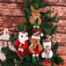 Christmas Festive Santa Claus Hanging Ornament With Ladder - Sponge Filled Decor For Home Tree (25cm/30cm/40cm/50cm/60cm/90cm/120cm)_voghion.com