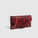Borse da donna Clear Out Wine Red Snake Pattern Piccola borsa quadrata Piccola borsa a tracolla con catena regolabile Borsa a mano Borsa da donna_voghion.com