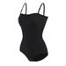 Adjustable Strap Shapewear Bodysuit For Women - Seamless Tummy Control Corset With Detachable Straps, Plus Size Slimming Underwear For All Seasons_voghion.com