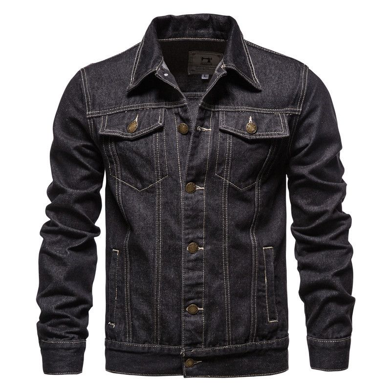 2023 frühjahr Neue männer Slim Fit Denim Jacke Koreanische Version Große Mode Lässig Strickjacke Mantel_voghion.com