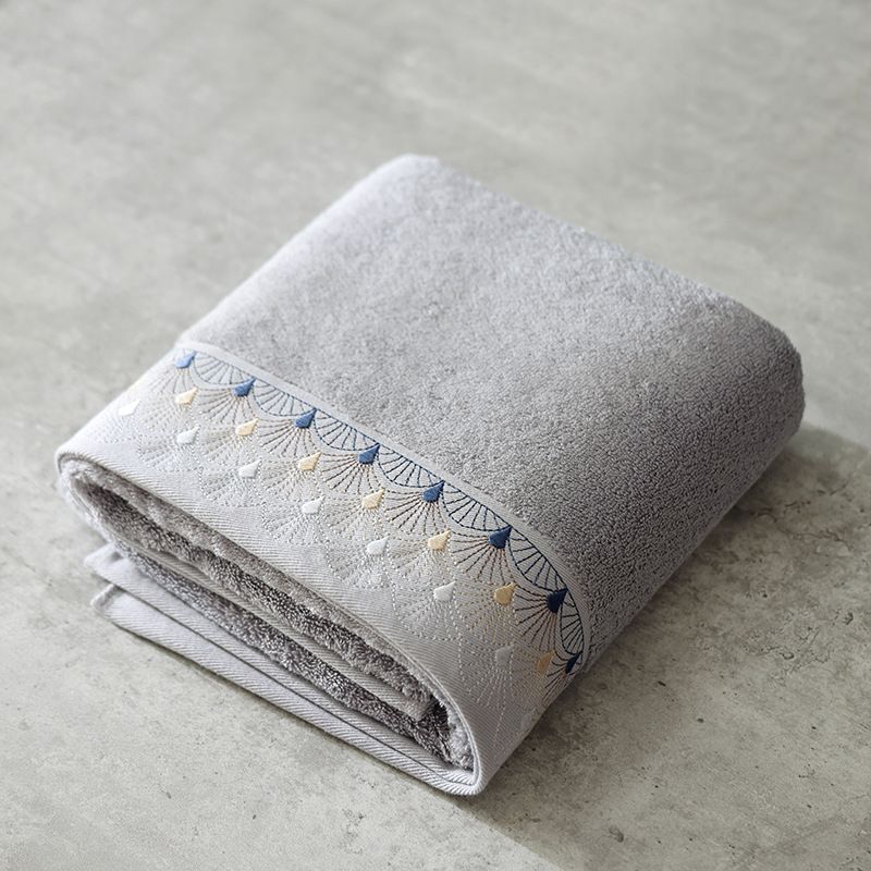 Lekki, luksusowy, długowłóknisty, bawełniany ręcznik kąpielowy, ekskluzywny ręcznik hotelowy, 500 gramów chłonnej bawełny, ręcznik plażowy z czystej bawełny klasy A, idealny na pobyt w domu_voghion.com