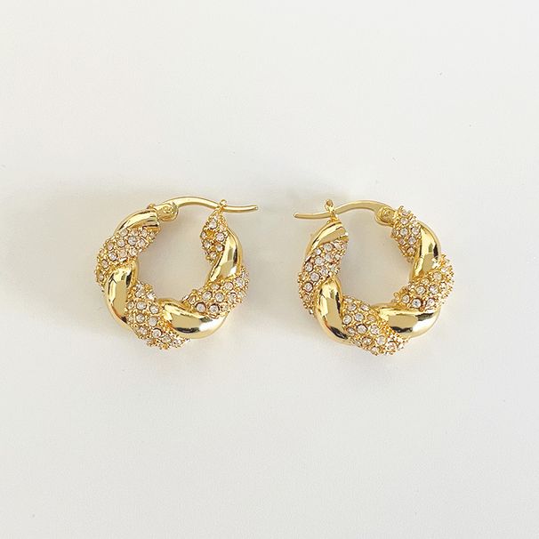 Women's Jewelry Zircon Earrings Temperament Earrings Personality Earrings Design Sense Fashion Earrings_voghion.com