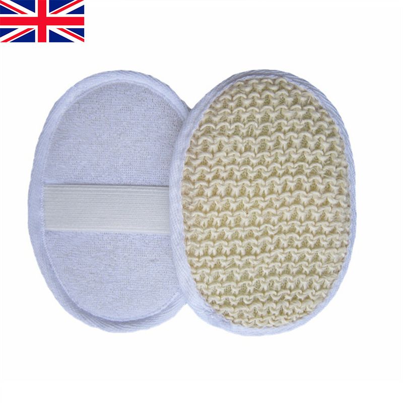 Lot de 1 à 5 éponges exfoliantes en loofah 100 % naturelles. Beauté au Royaume-Uni._voghion.com