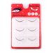 New Exaggerated Holiday Style White False Eyelashes 3 Pairs Long And Short Synthetic Eyelashes_voghion.com