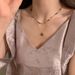 Collana a strati con perline di pietra occhio di tigre a piccola nicchia per donne con personalità unica, collana alla moda e versatile._voghion.com
