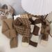 2024 New Dog Brown Scarf Teddy Bichon Schnauzer French Bulldog Cat Pet Autumn Winter Warm Warmer Neck Cover_voghion.com