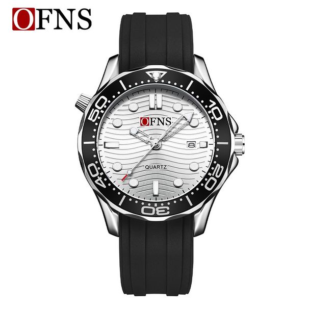 Reloj deportivo para hombre con manecillas luminosas, resistente al agua, correa de acero inoxidable, indicador de fecha y 24 horas, un reloj informal de moda._voghion.com