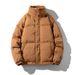 Chaqueta de invierno gruesa para hombre, abrigo de algodón con forro polar, estilo urbano, abrigo acolchado extragrande con cuello alto_voghion.com