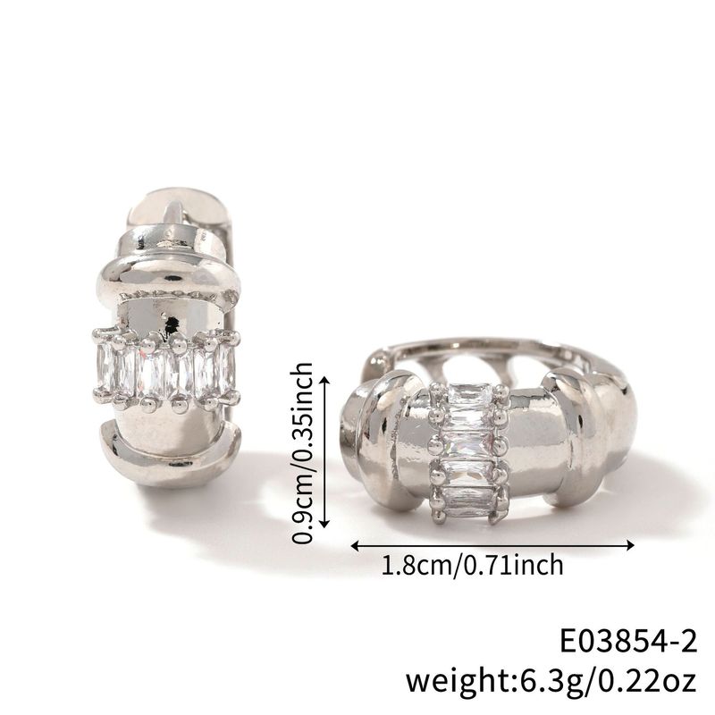 Pendientes colgantes de moda retro con incrustaciones de circonita, pendientes de temperamento, nicho, luz, lujo._voghion.com