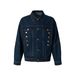 Eon Modish 25 Autumn New American Fashion High Street Metal Stud Decorated Denim Jacket Coat_voghion.com