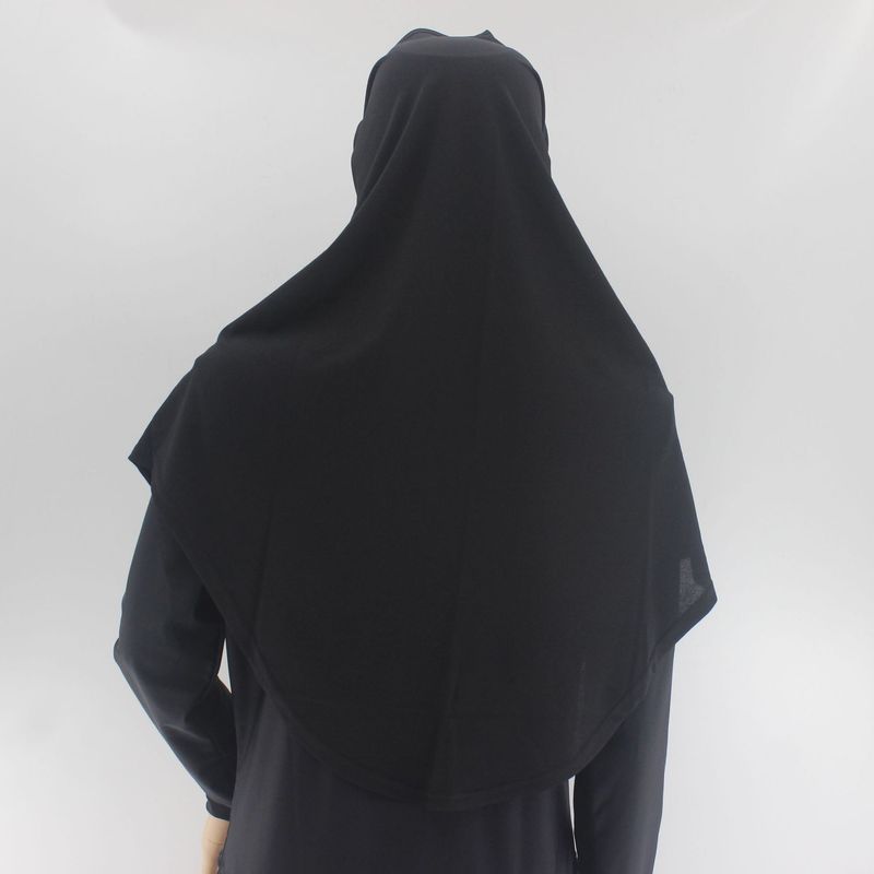 Ensemble foulard deux pièces pour femme, foulard arabe saoudien de Dubaï, tissu en lin cristal, foulard hijab_voghion.com