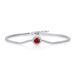 Nuova tendenza moda rosso coltivato per le donne Bracciale versatile di alta qualità in argento puro placcato oro_voghion.com