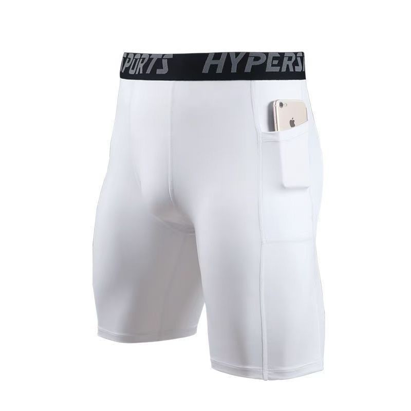 Running Compression Tight Sports Fitness Summer Marathon High Elastic Quick-Dry Pocket Base Shorts_voghion.com