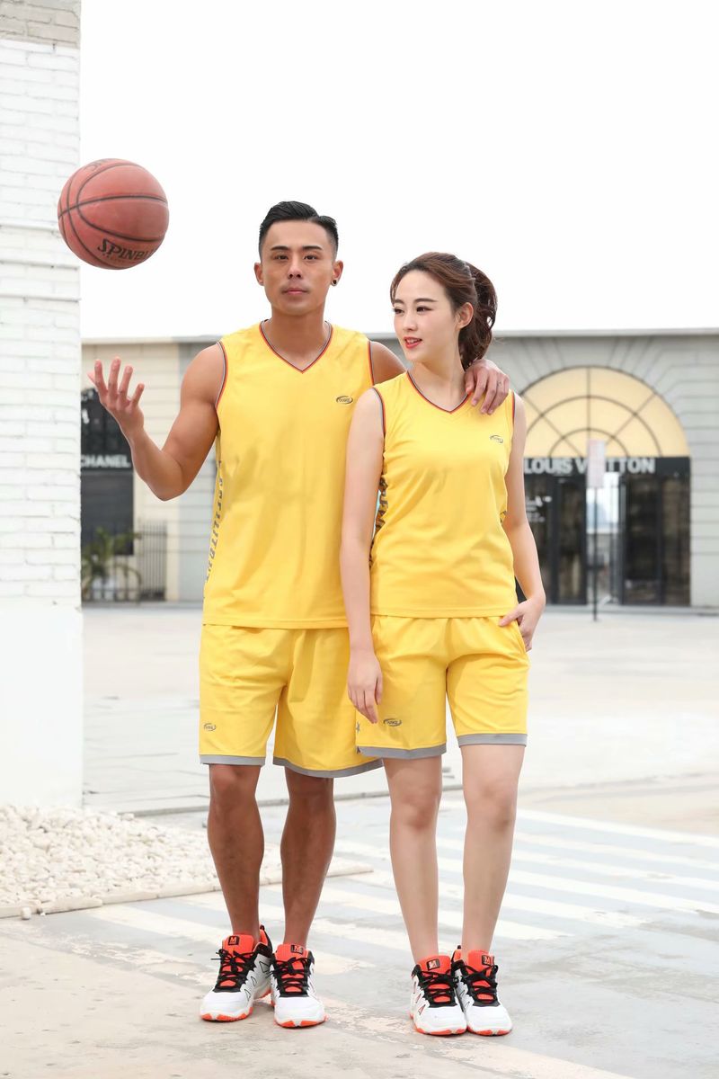 Summer Fitness Running Set Blue Ball Pure Cotton Printed Tank Top Group Purchase Men's Training Team Shirt Competition_voghion.com