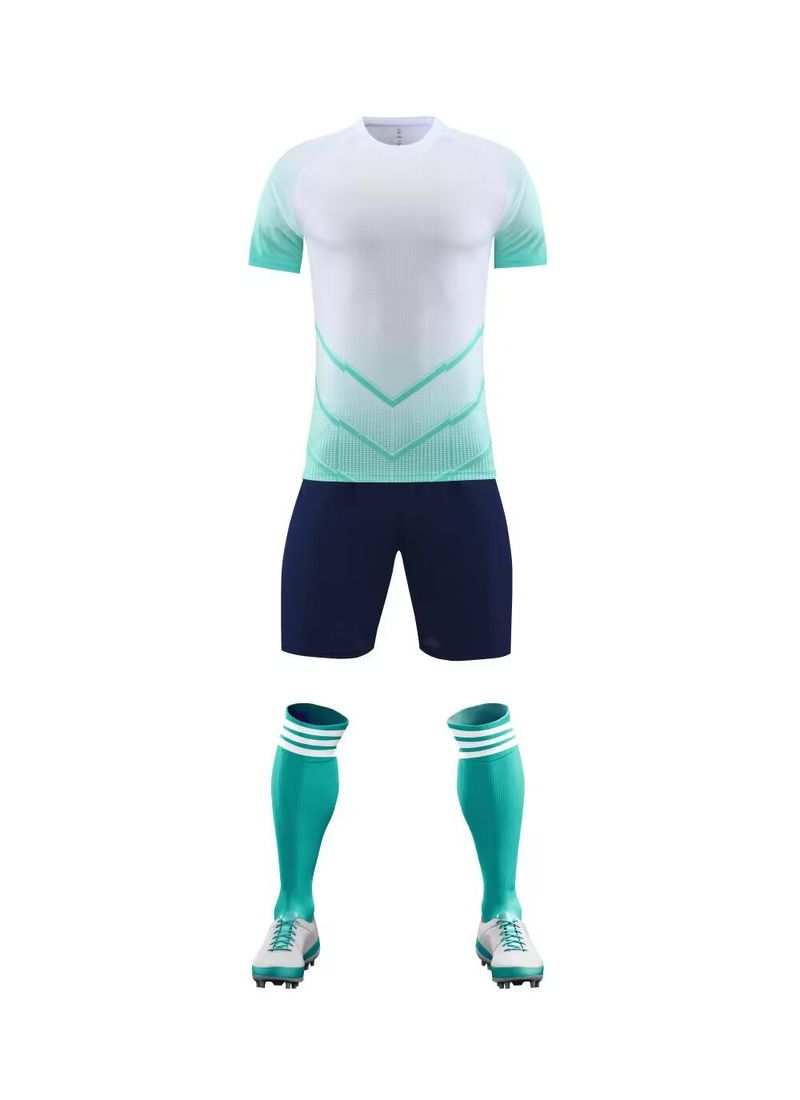 Men's Clothing  competition student light board football jersey children adult football jersey suit men's printed number training suit group purchase_voghion.com
