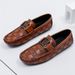 Herren-Slip-On-Loafer – Atmungsaktive Autofahrerschuhe aus echtem Leder mit Gummisohle für Business-Casual-Komfort_voghion.com