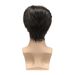 Parrucca sintetica da uomo con clip, nuova moda, con riga centrale, elegante, con copricapo corto_voghion.com