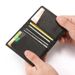 CUIKCA Slim PU Leather Card Holder For Men & Women - Multi Slot ID Credit Card Wallet With RFID Blocking (Black, Brown)_voghion.com