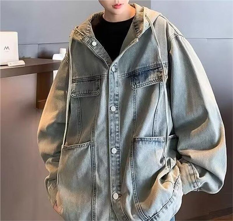 Neue Retro-Trend-Jeansjacke für Jungen im Frühling und Herbst, lässiger Stil, vielseitige Modejacke_voghion.com