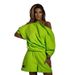 Women's Fashion Trendy Sweatshirt And Pants Off-Shoulder Loose Two-Piece Set 2022 New Style_voghion.com