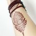 Indesch Spitze Tattoo-Sticker Routbrong Waasserdicht Henna Tattoo-Sticker Tatto_voghion.com