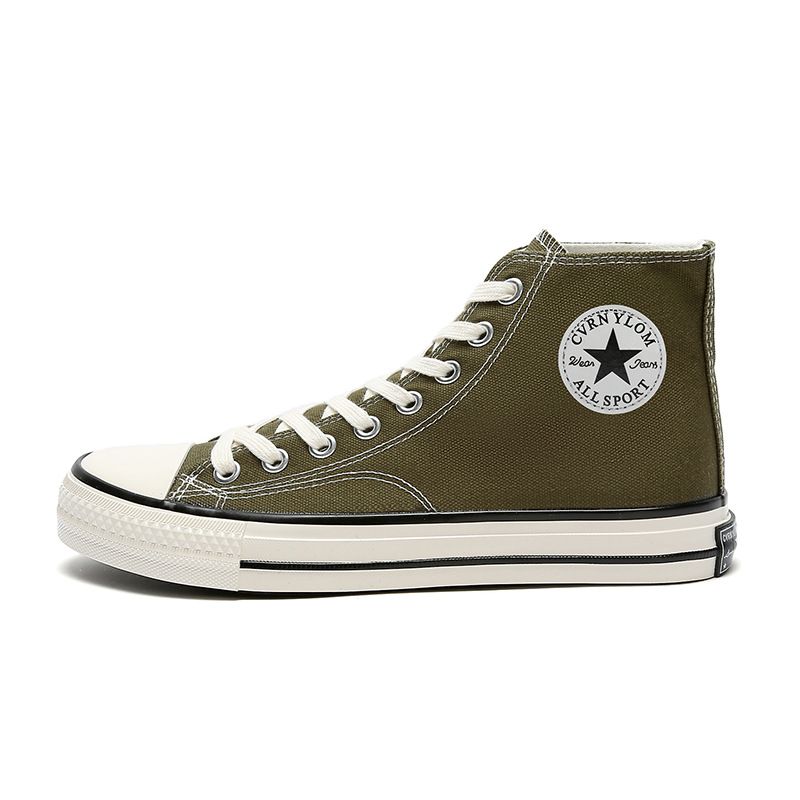Chaussures en toile spéciales des années 1970 à haute frange, édition coréenne, chaussures polyvalentes pour étudiants, tendance, pour hommes_voghion.com