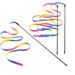 Doppelseitiges Regenbogenband-Spielzeug für Hunde, Internet-Promi-Katzen, Teaser-Zauberstab, gegen Langeweile_voghion.com