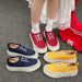 Women's Red 2025 New Style Round Toe Thick Sole Anti-Slip Sneakers_voghion.com