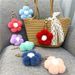 Bag Charm Creative Flower Ball Keychain Cute Plush Flower Bag Pendant Mobile Phone Accessories Car Key Ring Gift_voghion.com