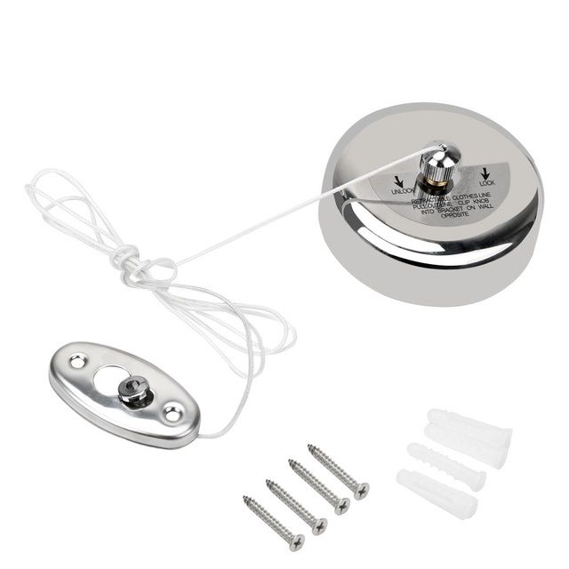 Ruhaszárító kötél otthoni tároló rozsdamentes acél visszahúzható ruhaszárítókötelek ruhaszárító szervező ruhaakasztó_voghion.com