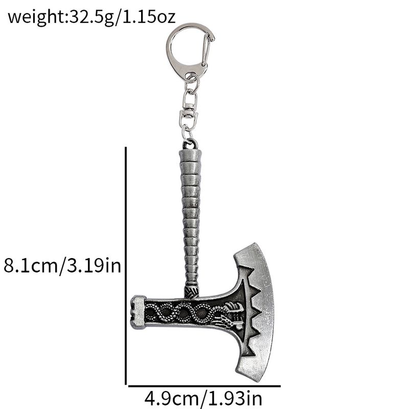 Hot-selling bijl, traploos zwaard en ander wapenmodel sleutelhanger spel merchandise zinklegering hanger_voghion.com